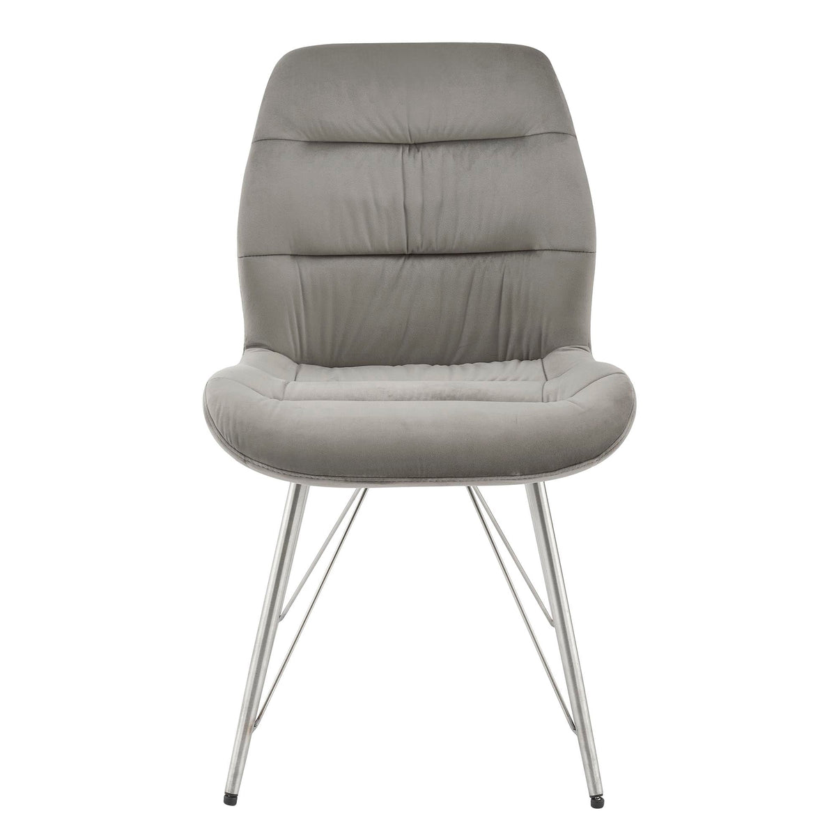New Pacific Direct Raven Velvet Fabric Dining Side Chair, (Set of 2) 1060018-363 - 1060018-363