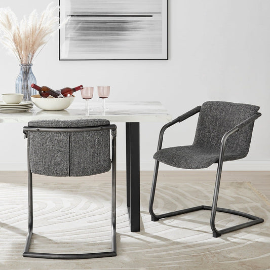 New Pacific Direct Indy Fabric Dining Side Chair, (Set of 2) 1060029-219 - 1060029-219