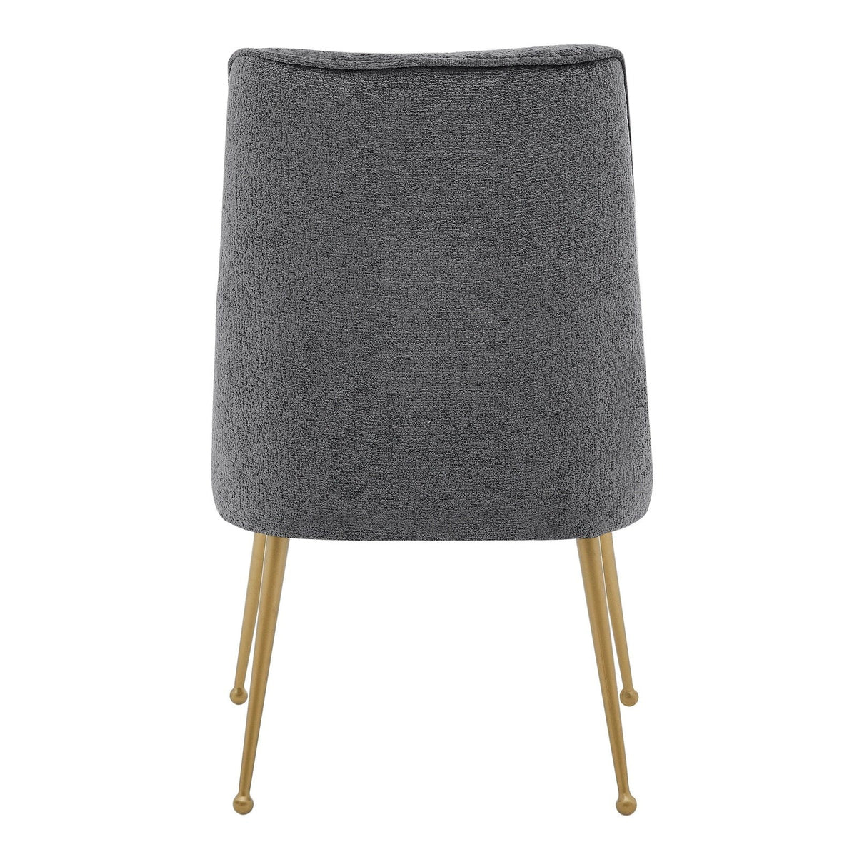 New Pacific Direct Cedric KD Fabric Dining Side Chair Gold Legs, (Set of 2)  - 1250024-568