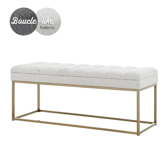New Pacific Direct Darius KD Fabric Bench 1 - 600081-563