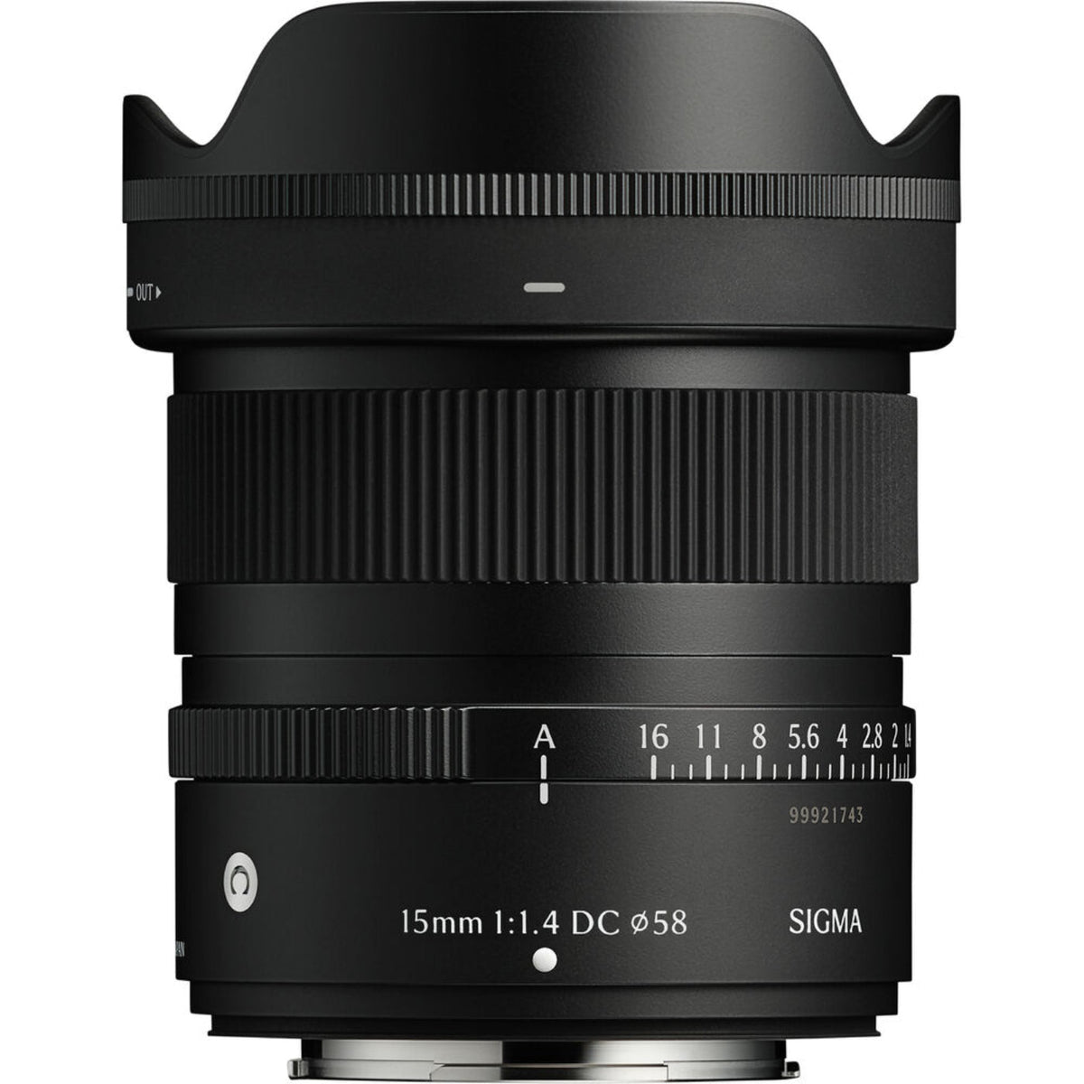 Sigma 15mm f1.4 DC Contemporary - Fujifilm X - SIG406975