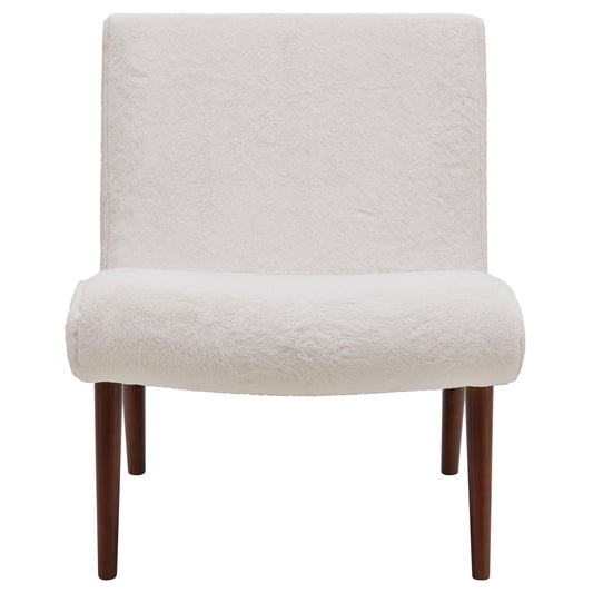 New Pacific Direct Alexis Faux Fur Fabric Chair  - 1900134-408