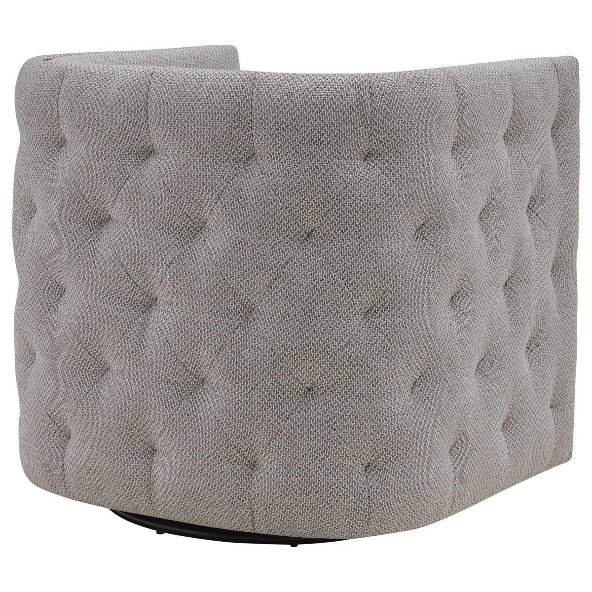New Pacific Direct Leslie Fabric Swivel Tufted Chair  - 1900148-410