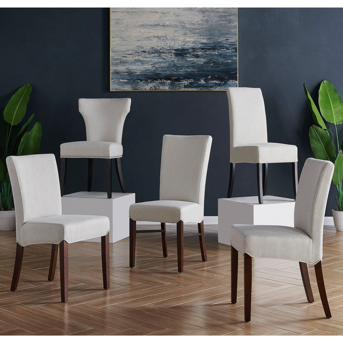 New Pacific Direct Milton Fabric Chair, (Set of 2)  - 1900168-276