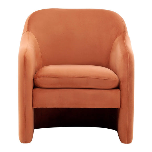 New Pacific Direct Zella Velvet Fabric Accent Arm Chair  - 1900175-565