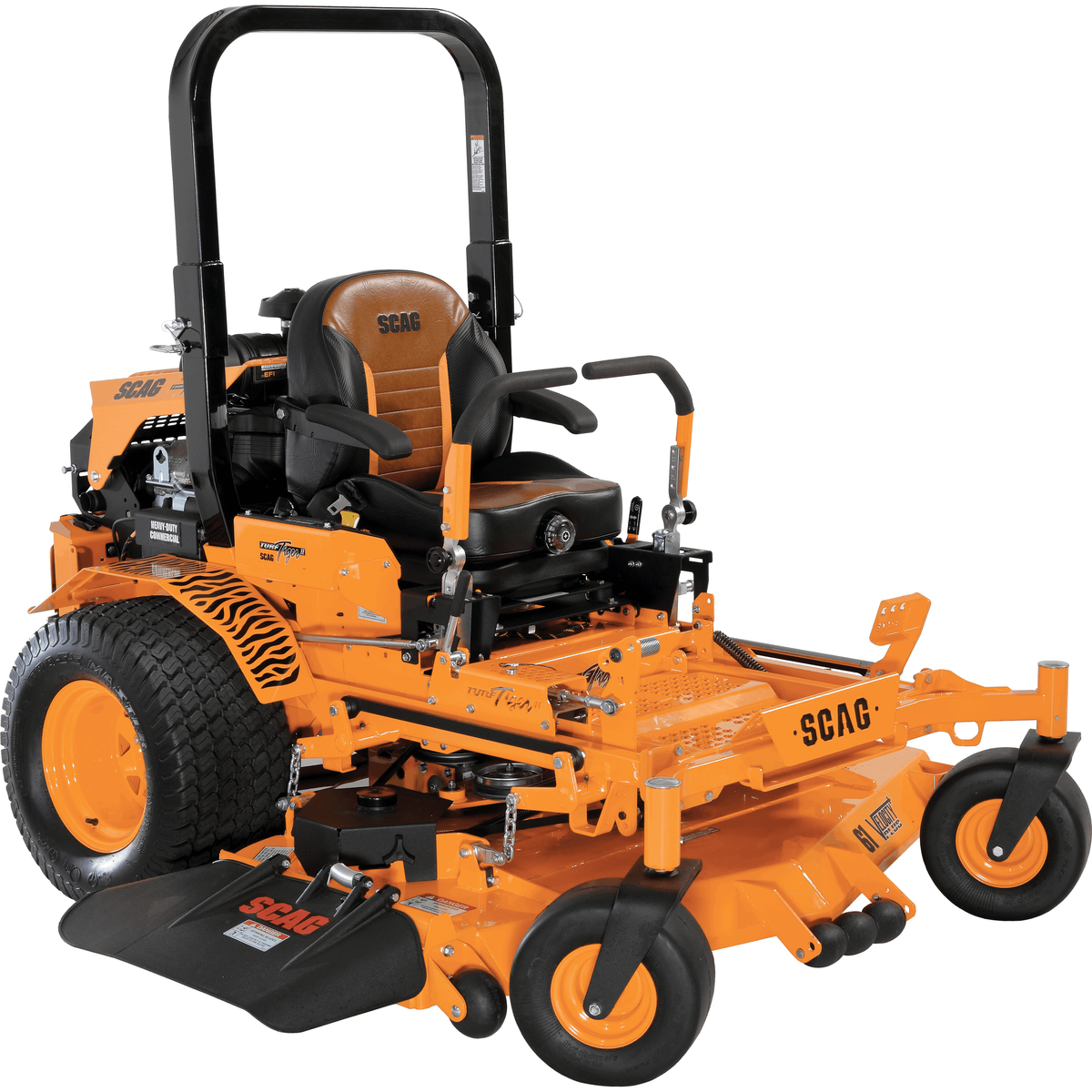Scag Turf Tiger II Commercial Zero Turn Mower - 61in Velocity Plus - 31hp Kawasaki WC DFI - STTII-61V-31DFI