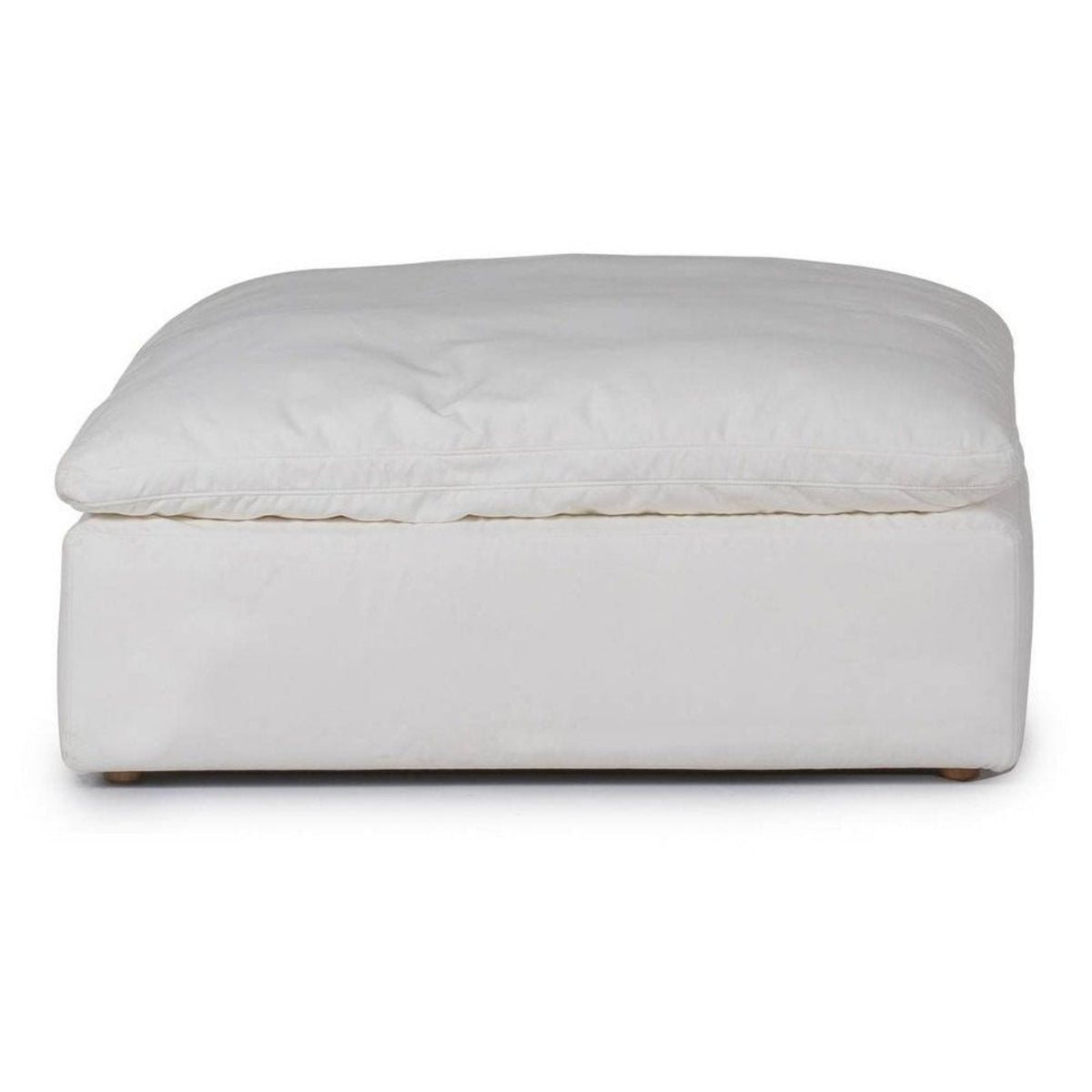 Sunset Trading Cloud Puff 3 Piece 88" Wide Slipcovered Modular Sectional Small L Shaped Sofa - SU-1458-81-3C