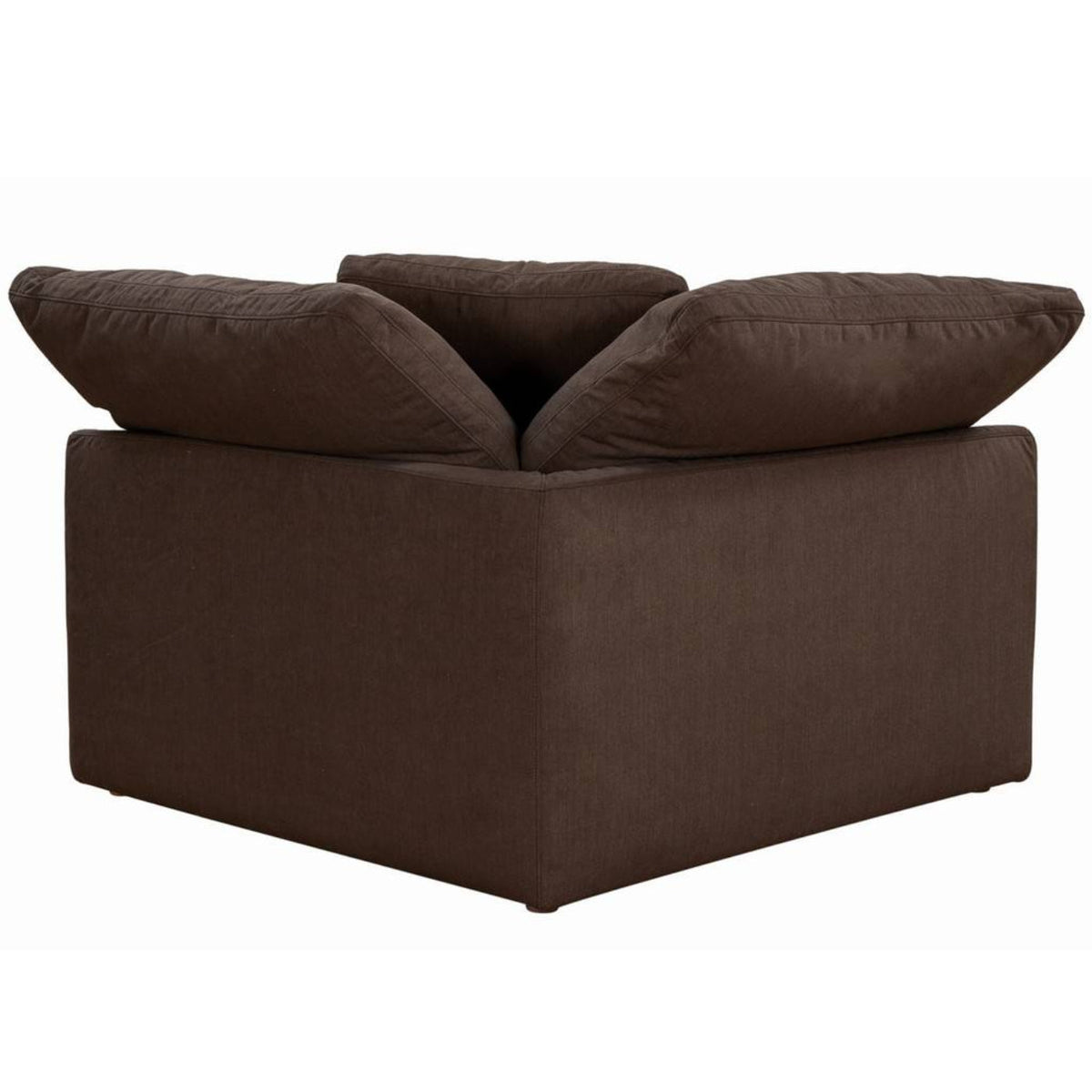 Sunset Trading Cloud Puff 4 Piece 132" Wide Slipcovered Modular Sectional Sofa - SU-1458-88-1C-2A-1O