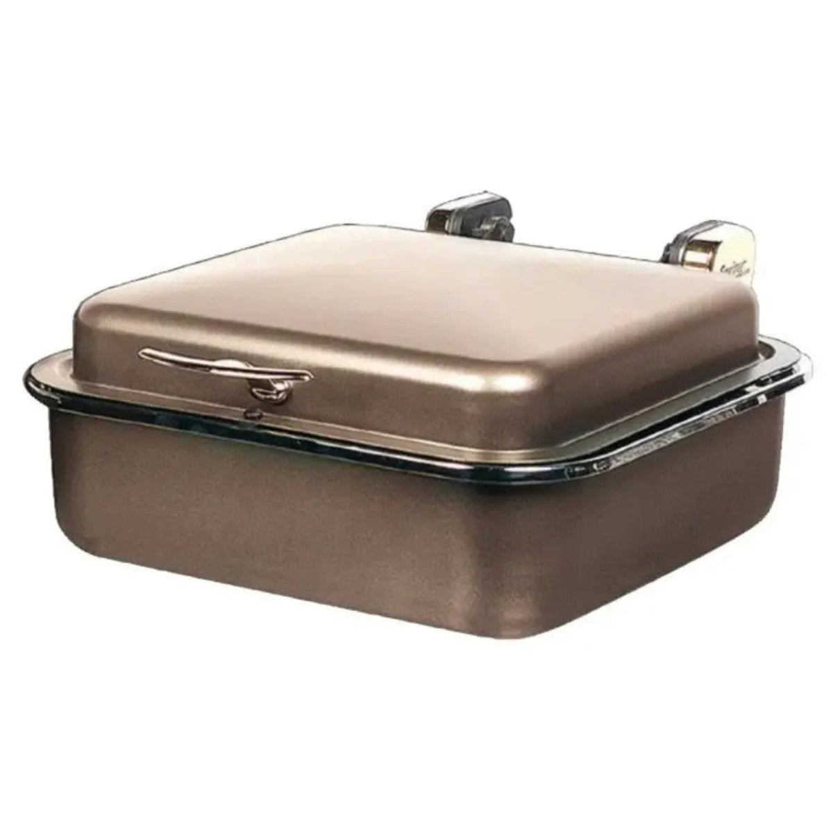 Spring USA 2384-597 Bronze Seasons Induction Buffet Server with Gold Accents - SP2384597