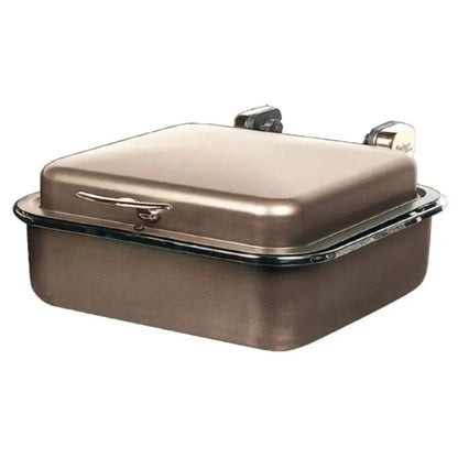 Spring USA 2384-597 Bronze Seasons Induction Buffet Server with Gold Accents - SP2384597