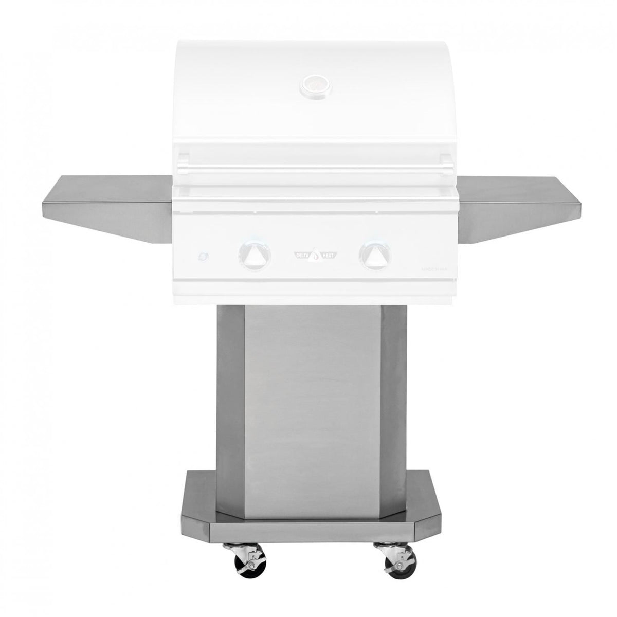 Delta Heat: 26" Pedestal CART ONLY (for DHBQ26G-D) - DHPB26-C