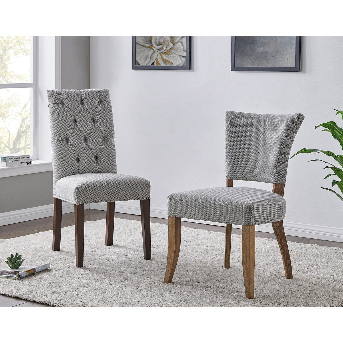 New Pacific Direct Gwendoline Tufted Side Chair, (Set of 2) -  3900074-410