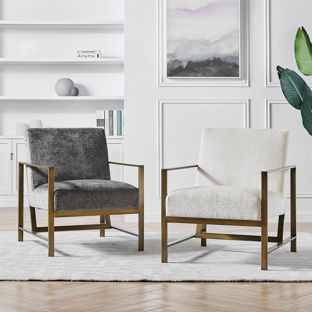 New Pacific Direct Francis Fabric Accent Arm Chair  - 3900075-568