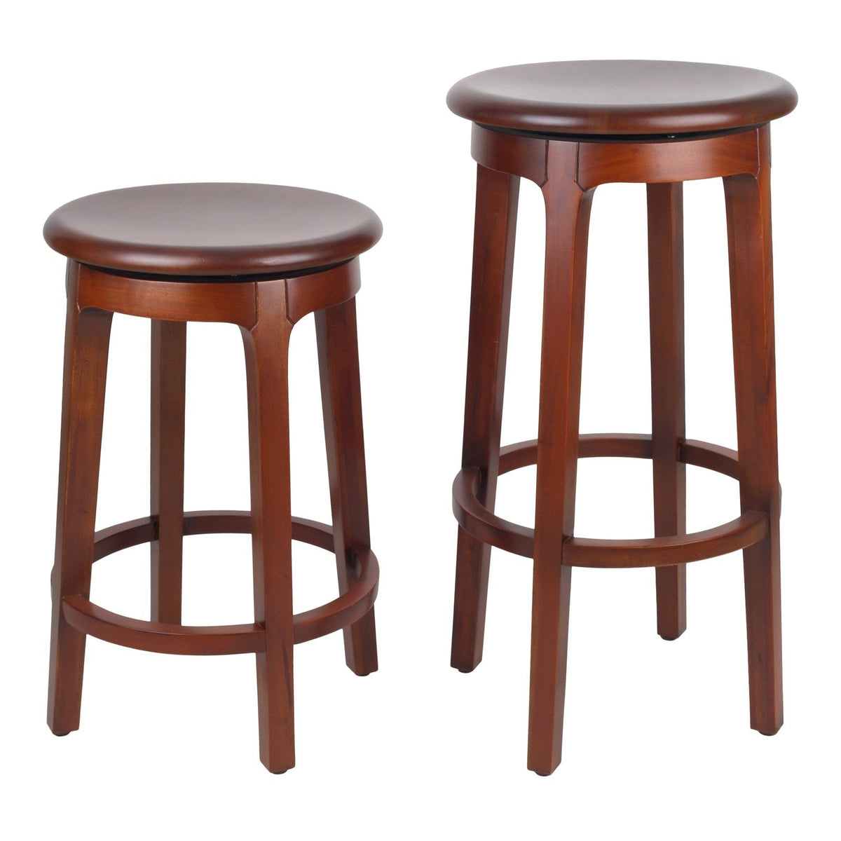 New Pacific Direct Foxy Mahogany Swivel Bar Stool 4800002-MT - 4800002-MT