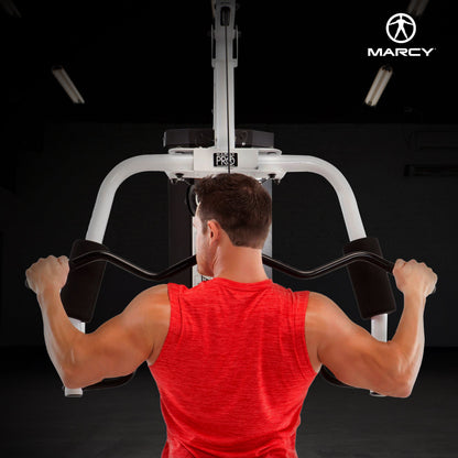 Marcy Dual-Functioning Upper Lower Body Fitness Workout 150-Pound Stack Home Gym - 84824