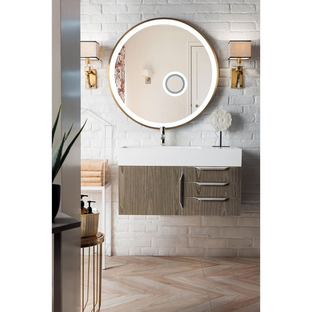 James Martin Vanities Mercer Island 36" Single Vanity - 389-V36-AGR-G-DGG
