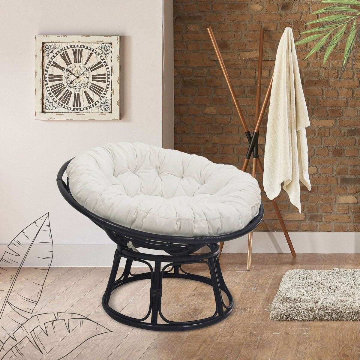 New Pacific Direct Geonna Papasan Accent Chair -  9100001-CB
