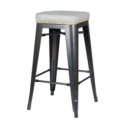 New Pacific Direct Metropolis PU Metal Counter Stool, (Set of 4) -  9300028-239