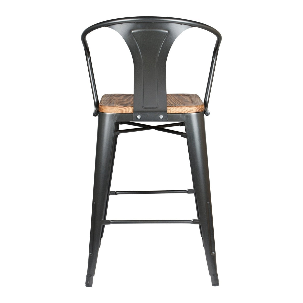 New Pacific Direct Metropolis Metal Counter Stool, (Set of 4)  - 938541-GM