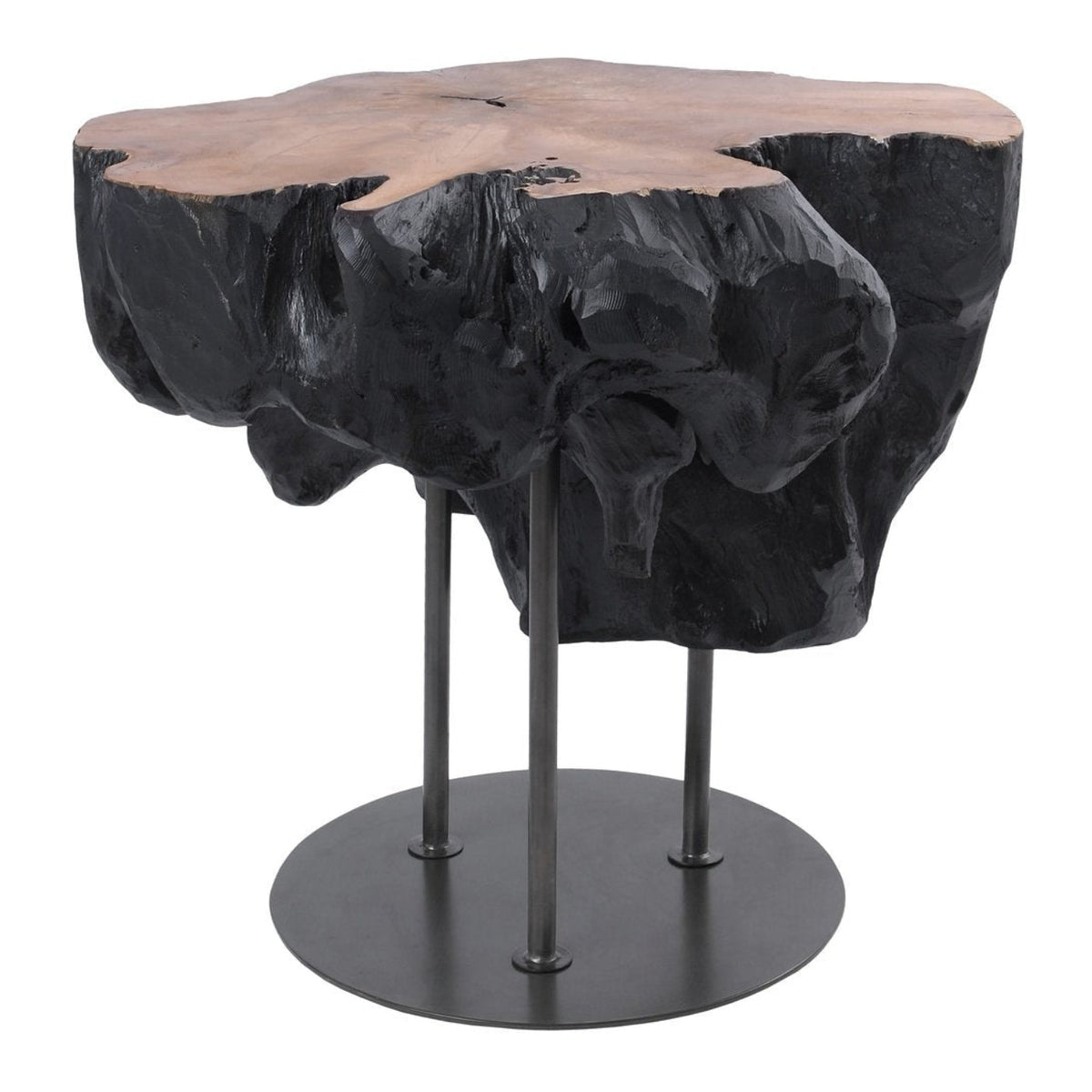 New Pacific Direct Lenna 24" Recycled Teak Root End/ Coffee Table 9600040 - 9600040