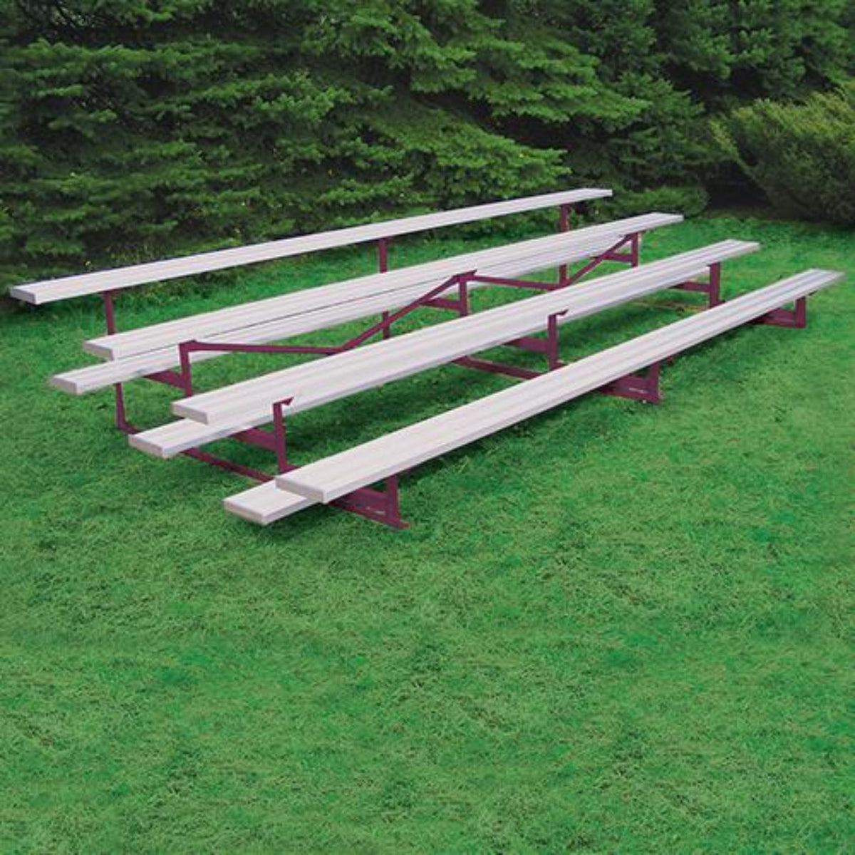 Bleacher 4 Row 21' Outdoor Standard Aluminum -BLCH-421