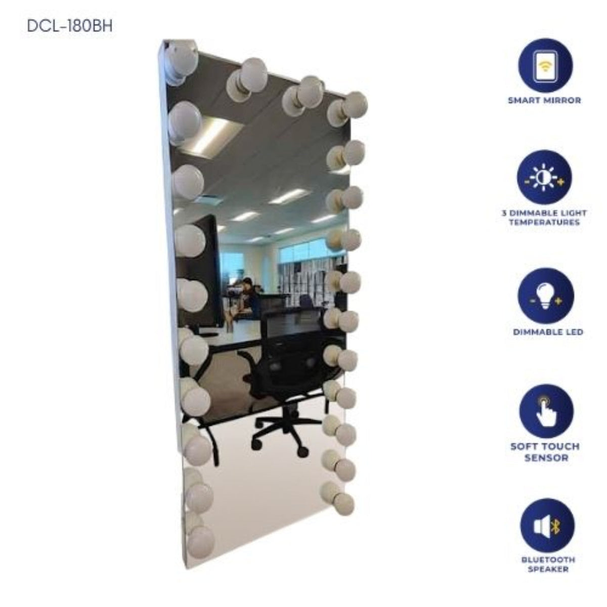 DoCareLife Nicole Standing Mirror - DCL-180BH