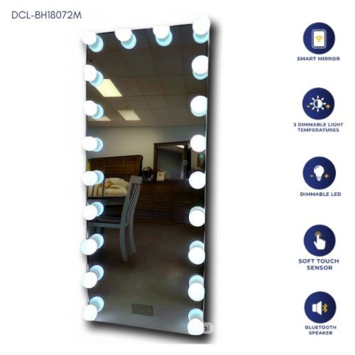 DoCareLife Gisella Standing Mirror - DCL-BH18072M