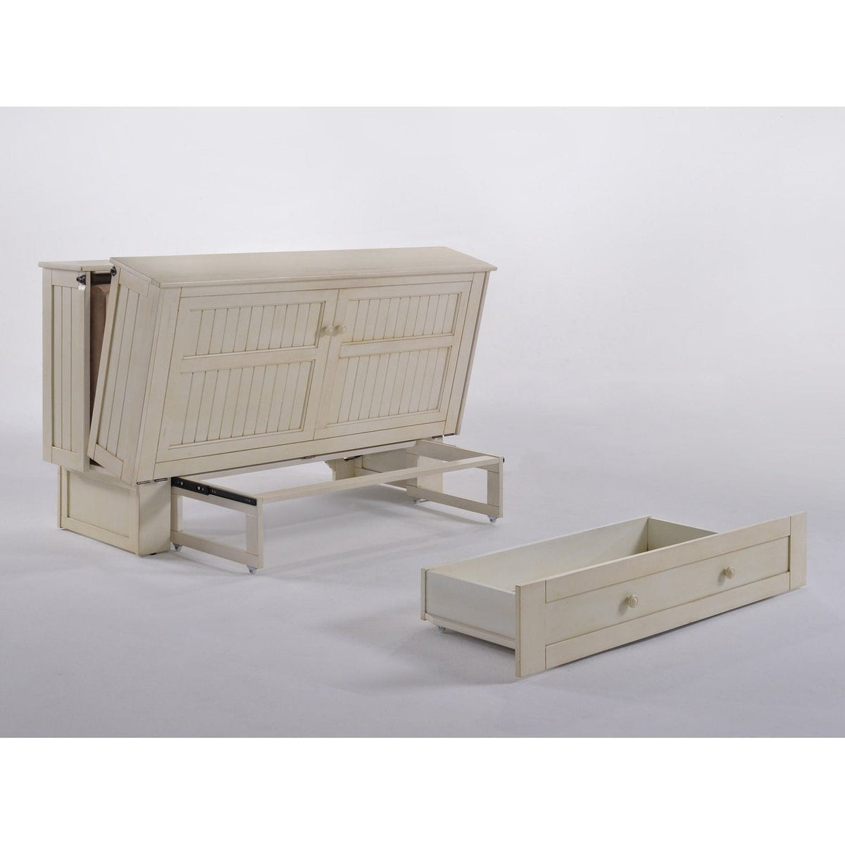 Night and Day Furniture Daisy Queen Murphy Cabinet Bed Complete - MUR-DSY-QEN-BC
