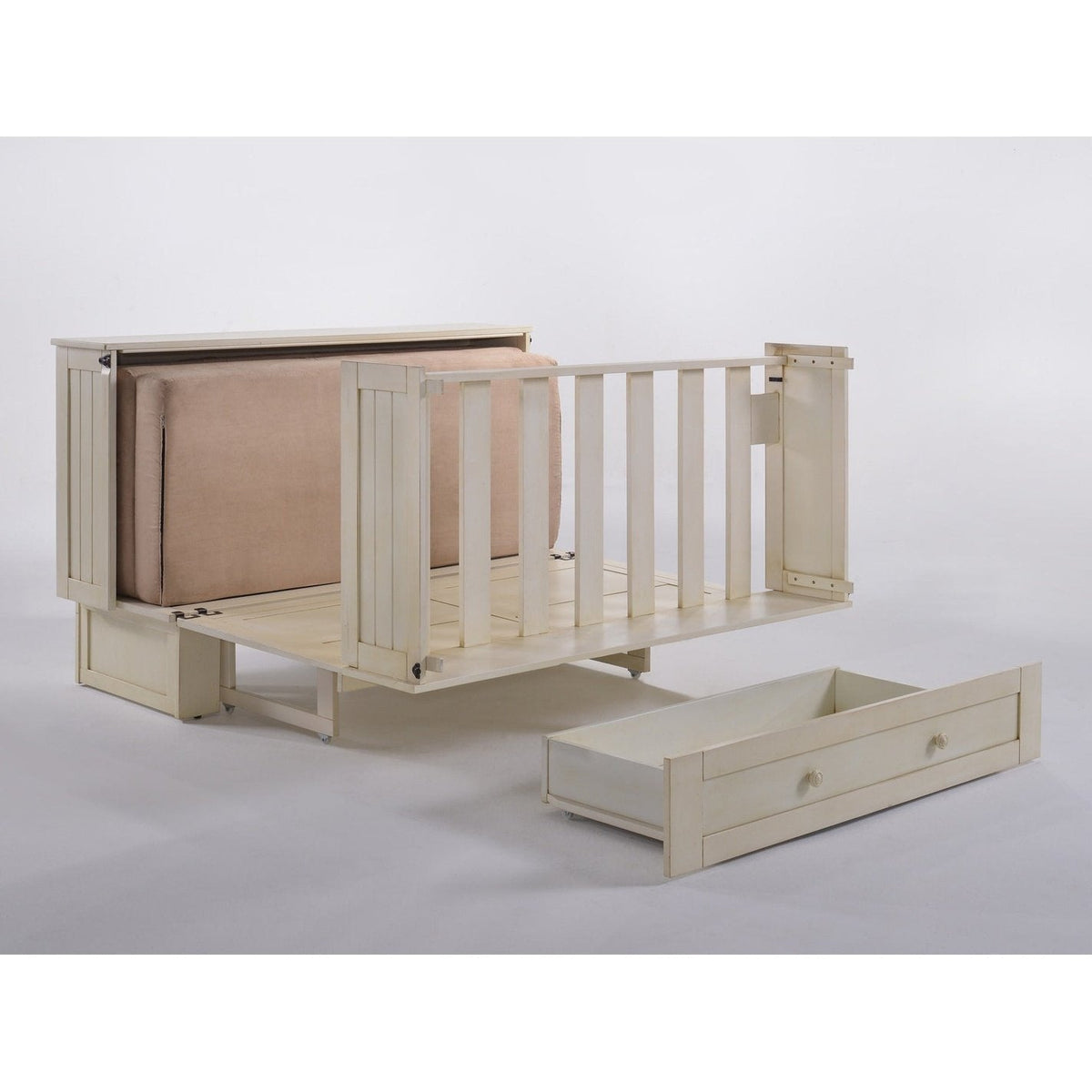 Night and Day Furniture Daisy Queen Murphy Cabinet Bed Complete - MUR-DSY-QEN-BC