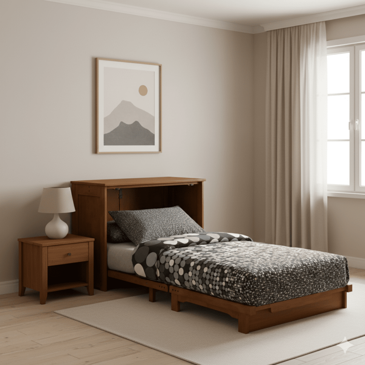 Night and Day Furniture Orion Twin/Full Murphy Cabinet Bed - MUR-ORI-FUL-CH