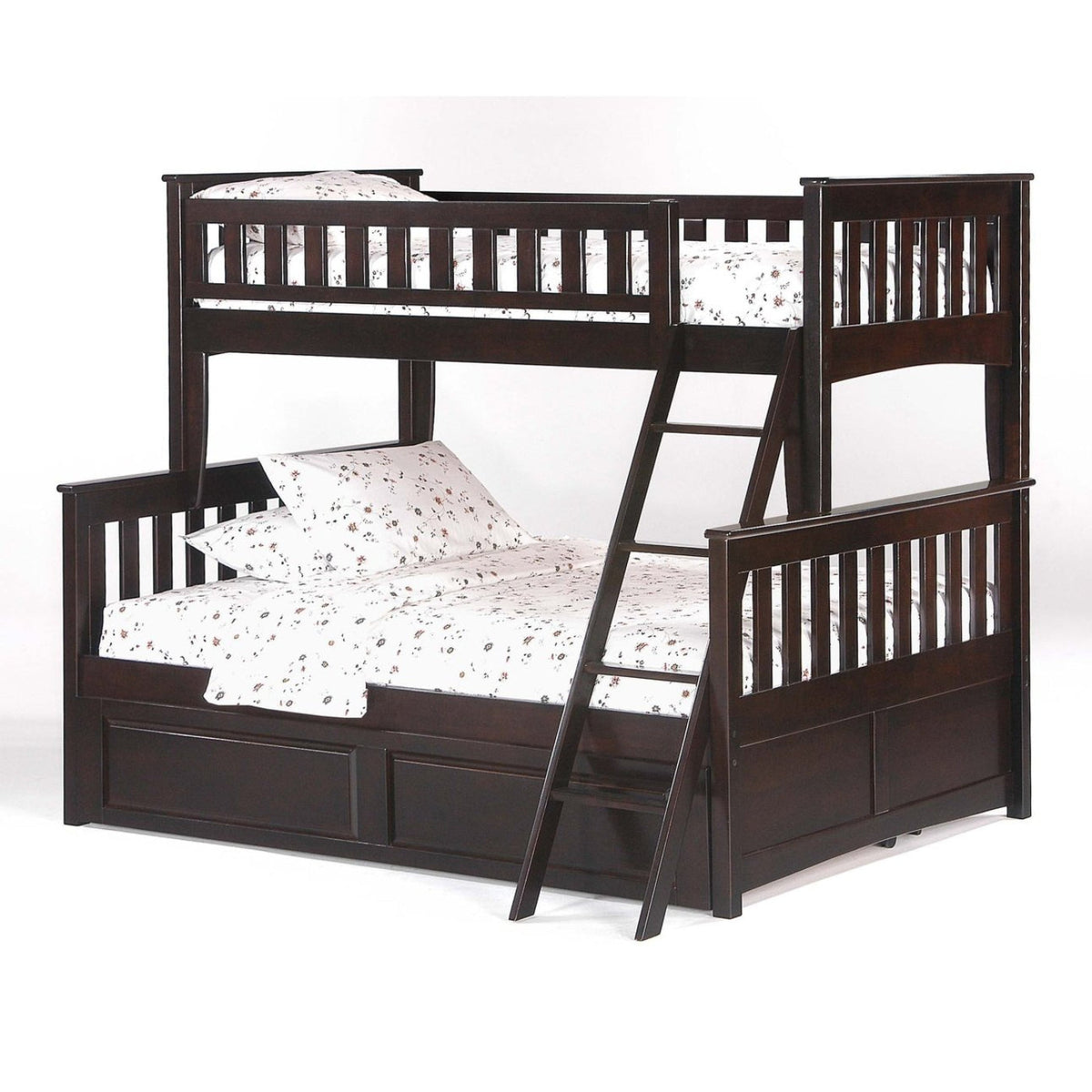Night and Day Furniture Spices Ginger Twin/Full Bunk Bed - PBTF-GIN-CH-COM