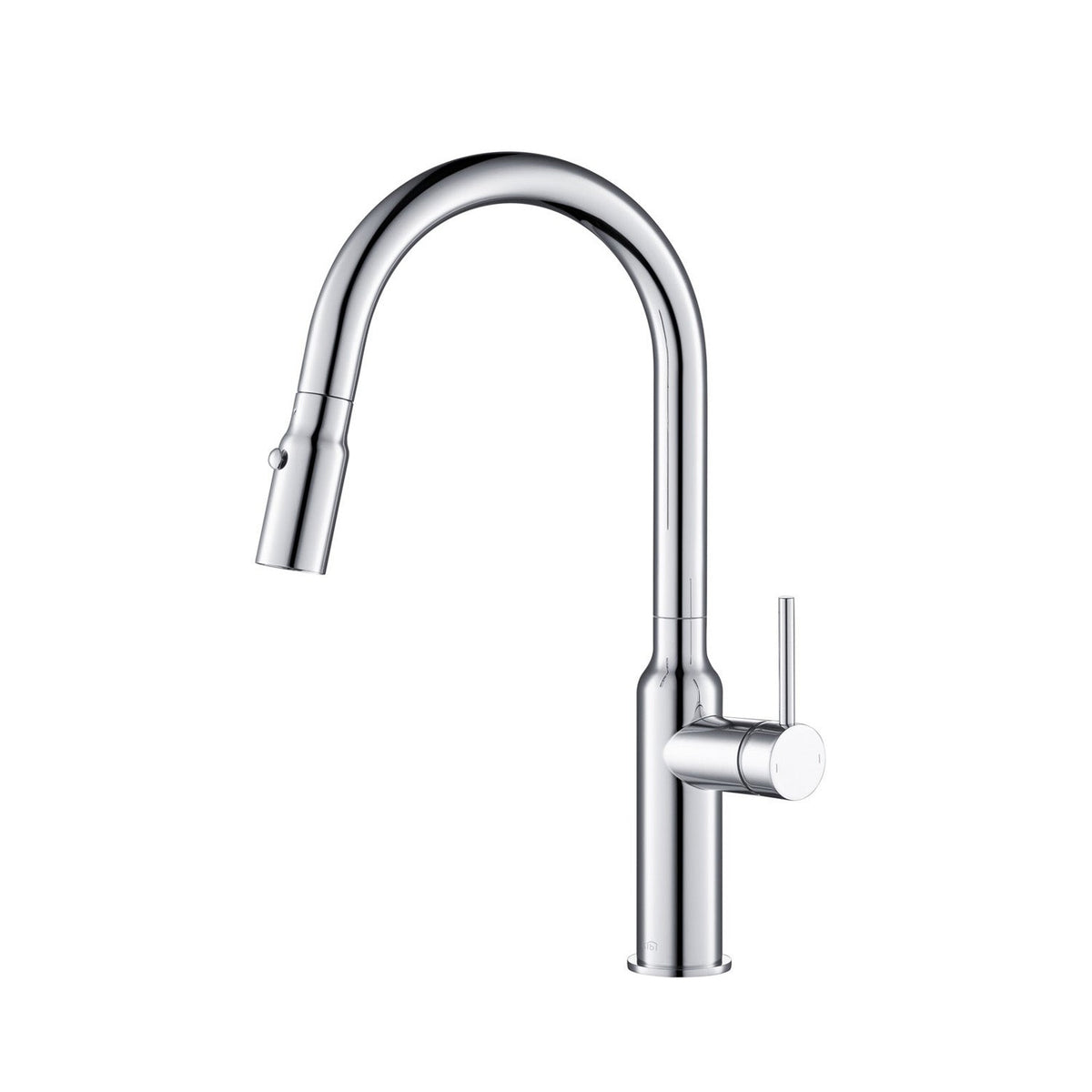 Kibi Hilo Single Handle High Arc Pull Down Kitchen Faucet in Chrome Finish - KKF2008CH