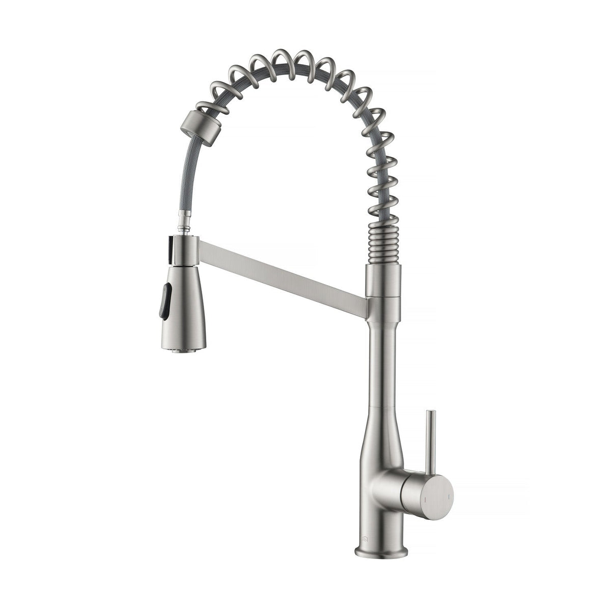 Kibi Largo Single Handle Pull Down Kitchen Faucet in Brushed Nickel Finish - KKF2006BN