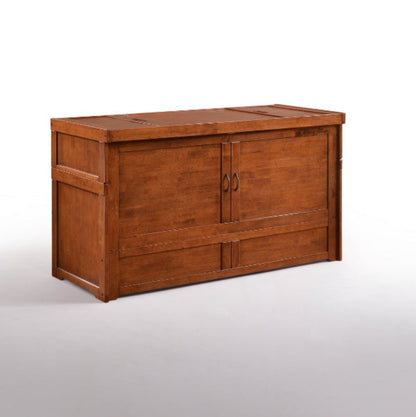 Night and Day Furniture Queen Murphy Cabinet Bed Cube - MUR-CUB-QEN-CH