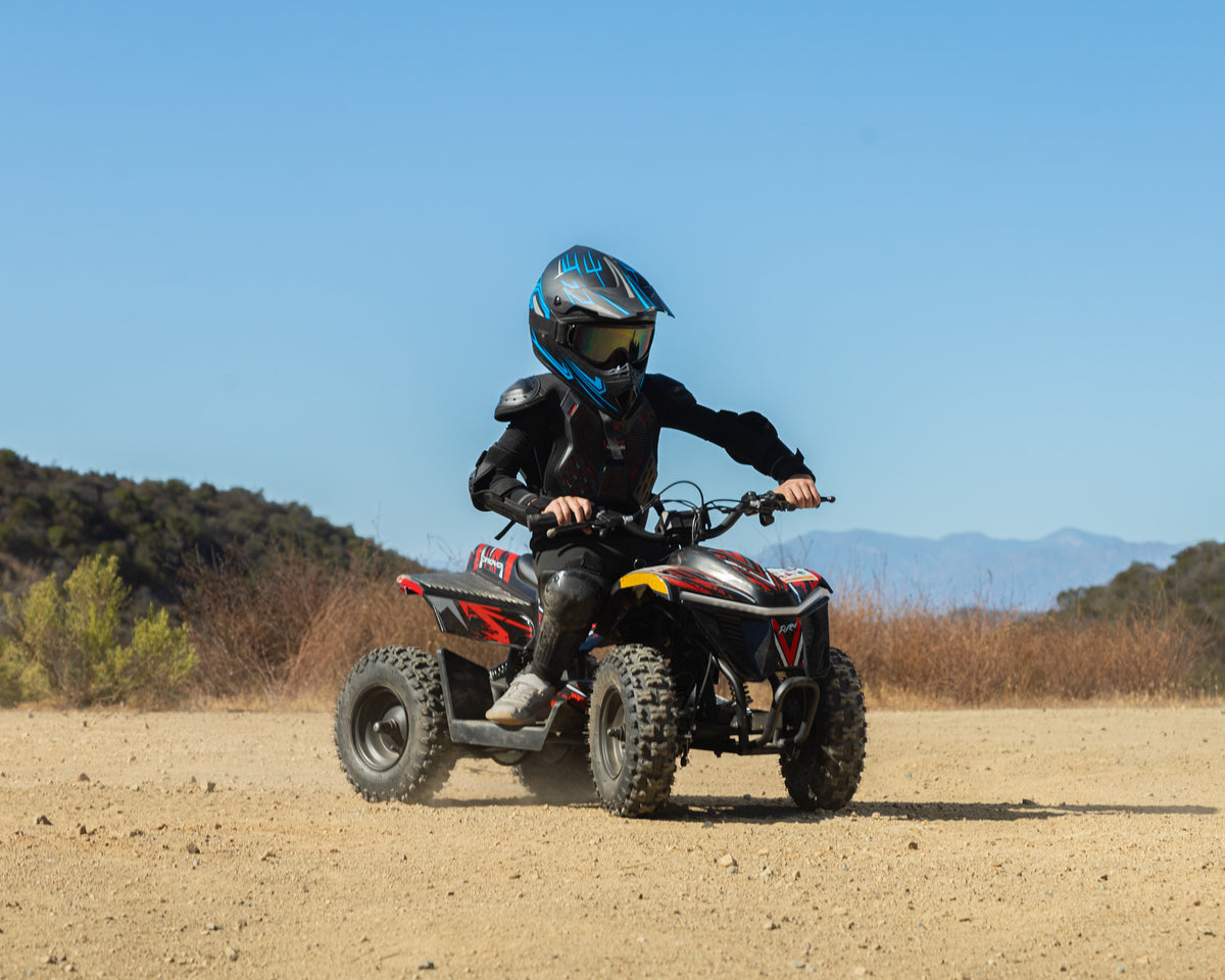 Droyd Fury ATV for Kids Electric 36V 8Ah Lithium Ion 500W Brushless 10 Miles 15 MPH New - XW-A01-GRO