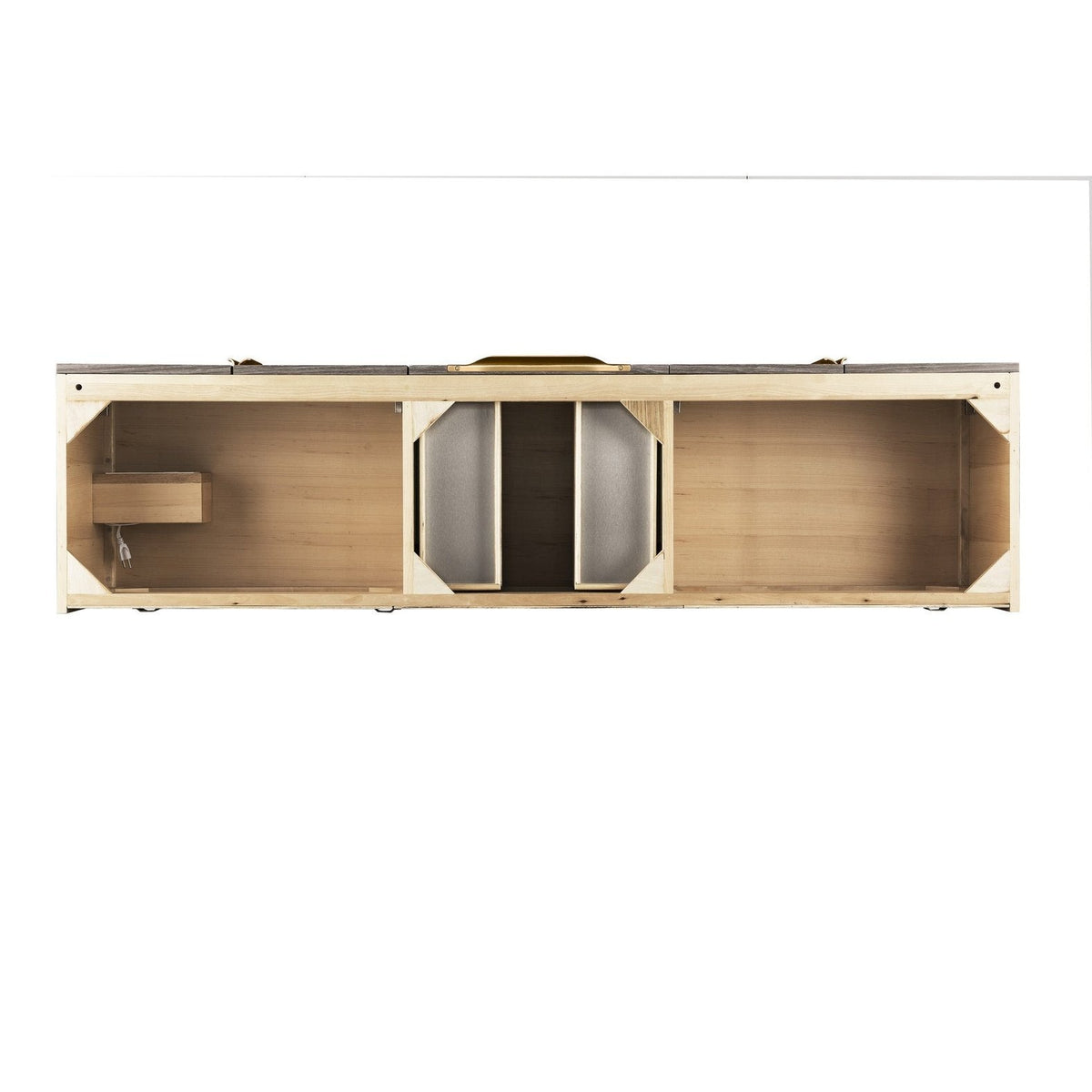 James Martin Vanities Columbia 72" Double Vanity - 388-V72D-AGR-MB-DGG