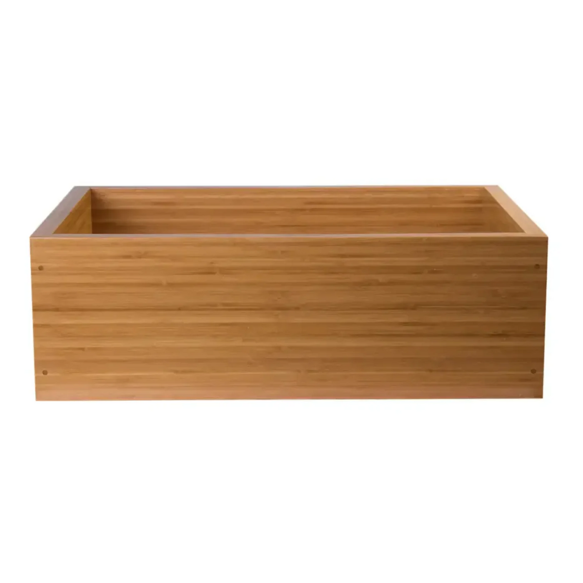 GREE ALFI brand 30 Inch Single Bowl Bamboo Kitchen Farm Sink  - AB3021
