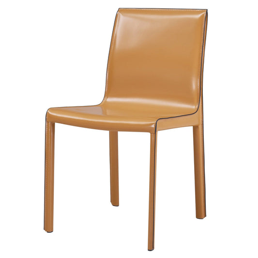 New Pacific Direct Gervin Recycled Leather Chair, (Set of 2)  - 448233R-29