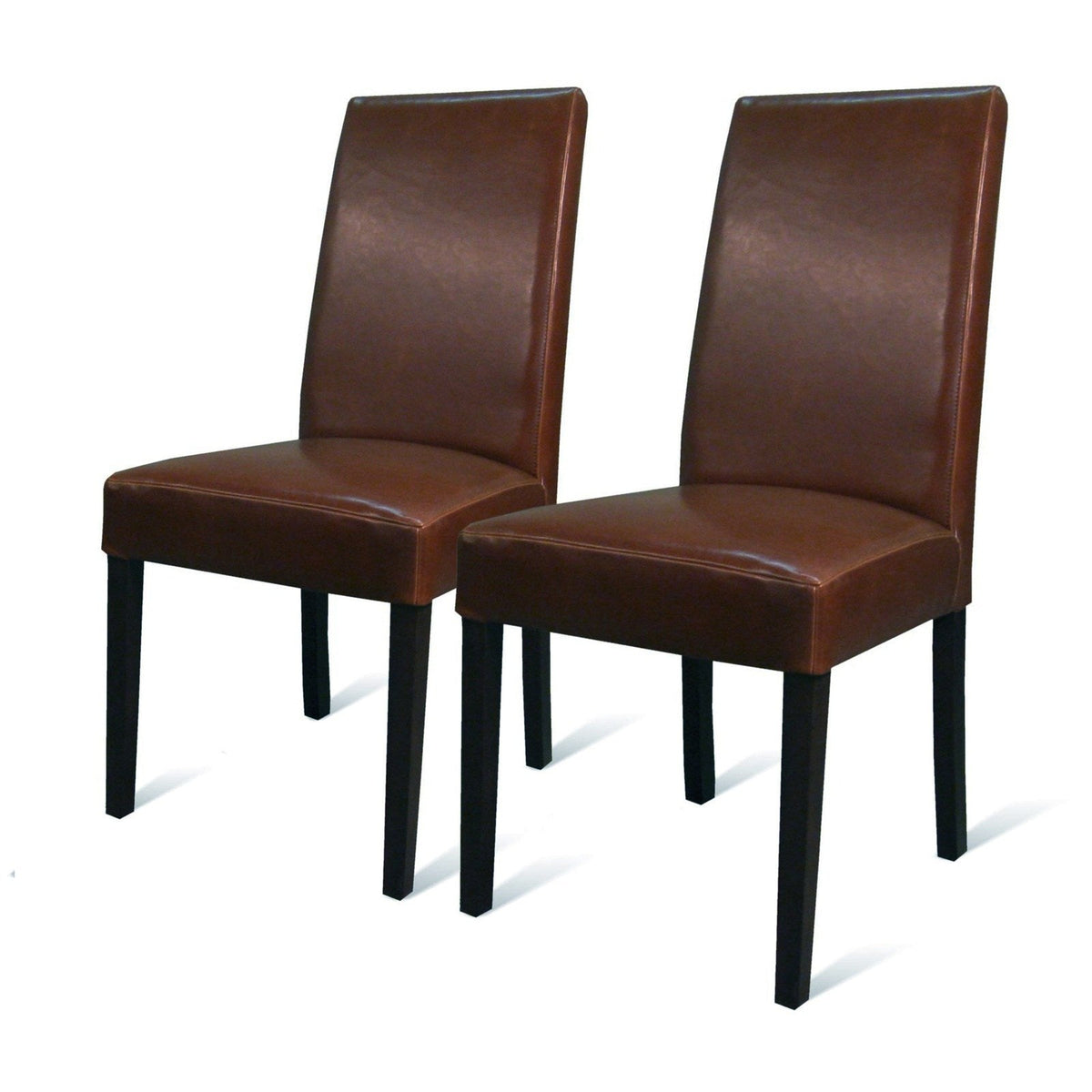 New Pacific Direct Hartford Bicast Leather Dining Chair, (Set of 2)  - 198140-33