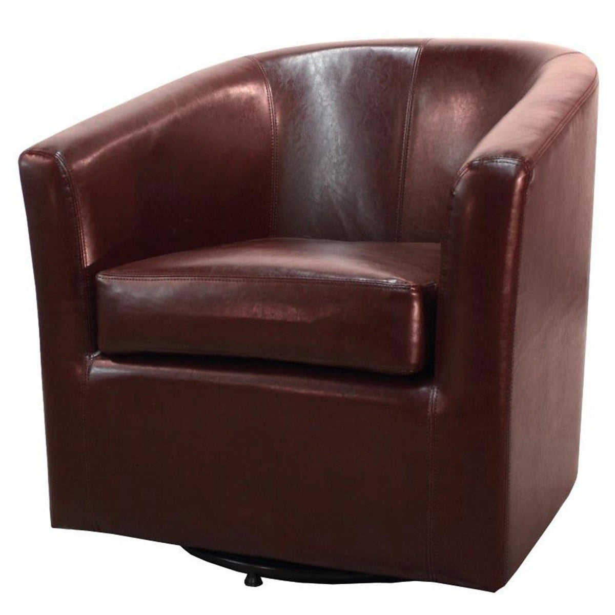 New Pacific Direct Hayden Swivel Bonded Leather Chair  - 193012B-208