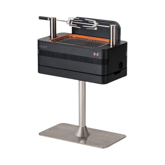 Everdure By Heston Blumenthal FUSION 29-Inch Charcoal Grill With Rotisserie & Electronic Ignition -  CE1BSUS