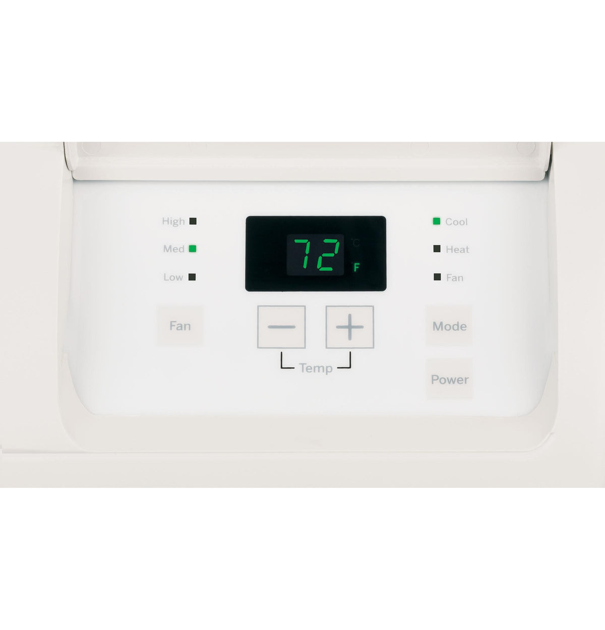 HOTPOINT AH12H09D2B Hotpoint® PTAC Heat Pump Unit with Electric Heat Backup 9,000 BTU, 230/208V, 15amp White