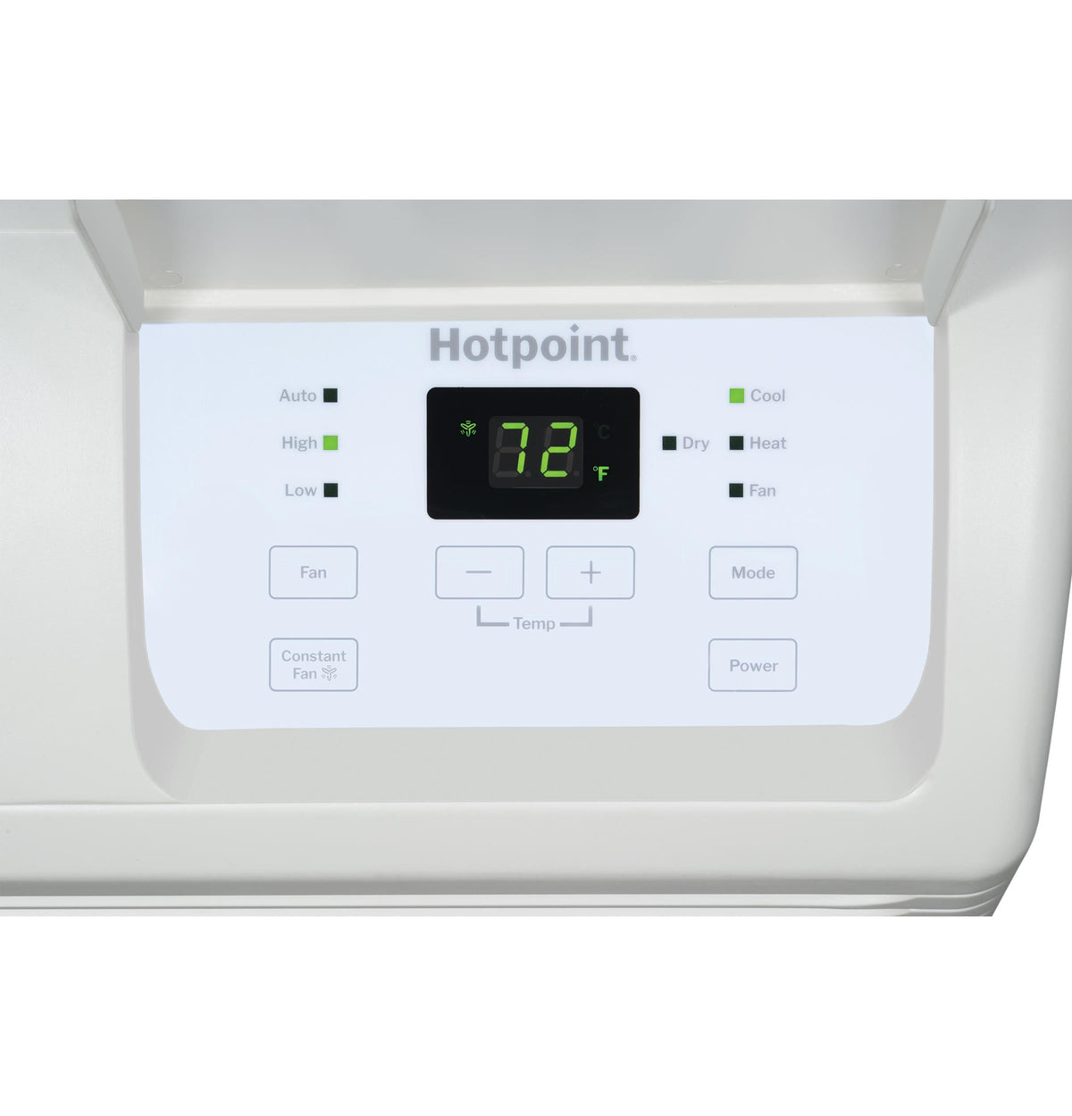 HOTPOINT AH12H09D2B Hotpoint® PTAC Heat Pump Unit with Electric Heat Backup 9,000 BTU, 230/208V, 15amp White