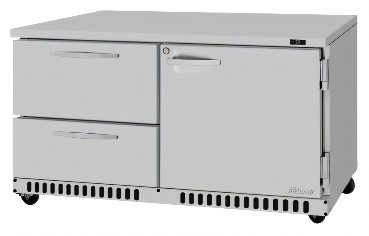 Turbo Air PUR-60-D2R(L)-FB-N PRO Reach-in Refrigerators - PUR-60-D2R(L)-FB-N