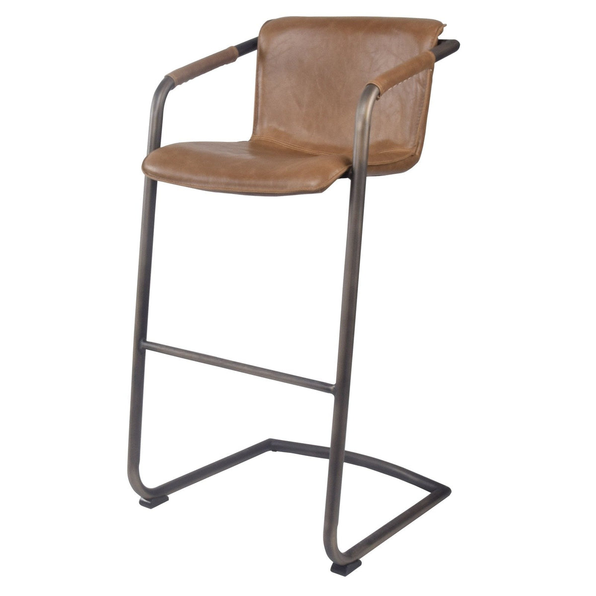 New Pacific Direct Indy PU Leather Bar Stool, (Set of 2) -  1060003-215