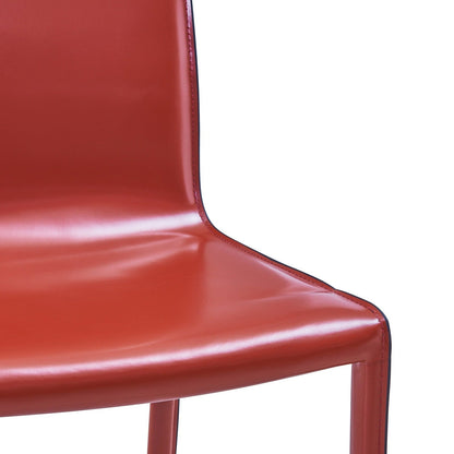 New Pacific Direct Gervin Recycled Leather Chair, (Set of 2)  - 448233R-49