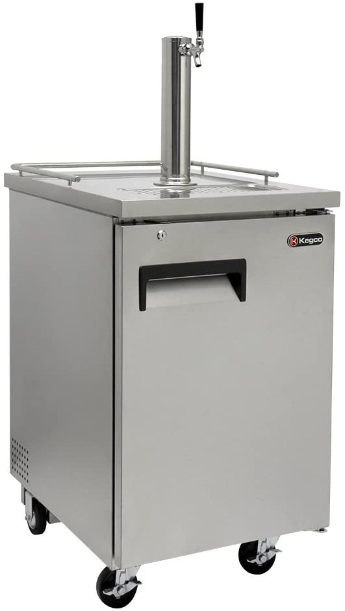 Kegco 24" Wide Cold Brew Coffee SilverCommercial Kegerator - ICXCK-1S-1