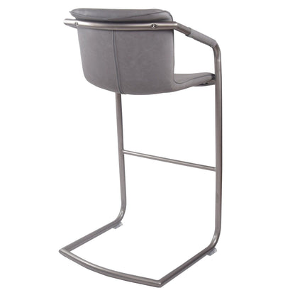 New Pacific Direct Indy PU Leather Bar Stool, (Set of 2)  -1060003-216