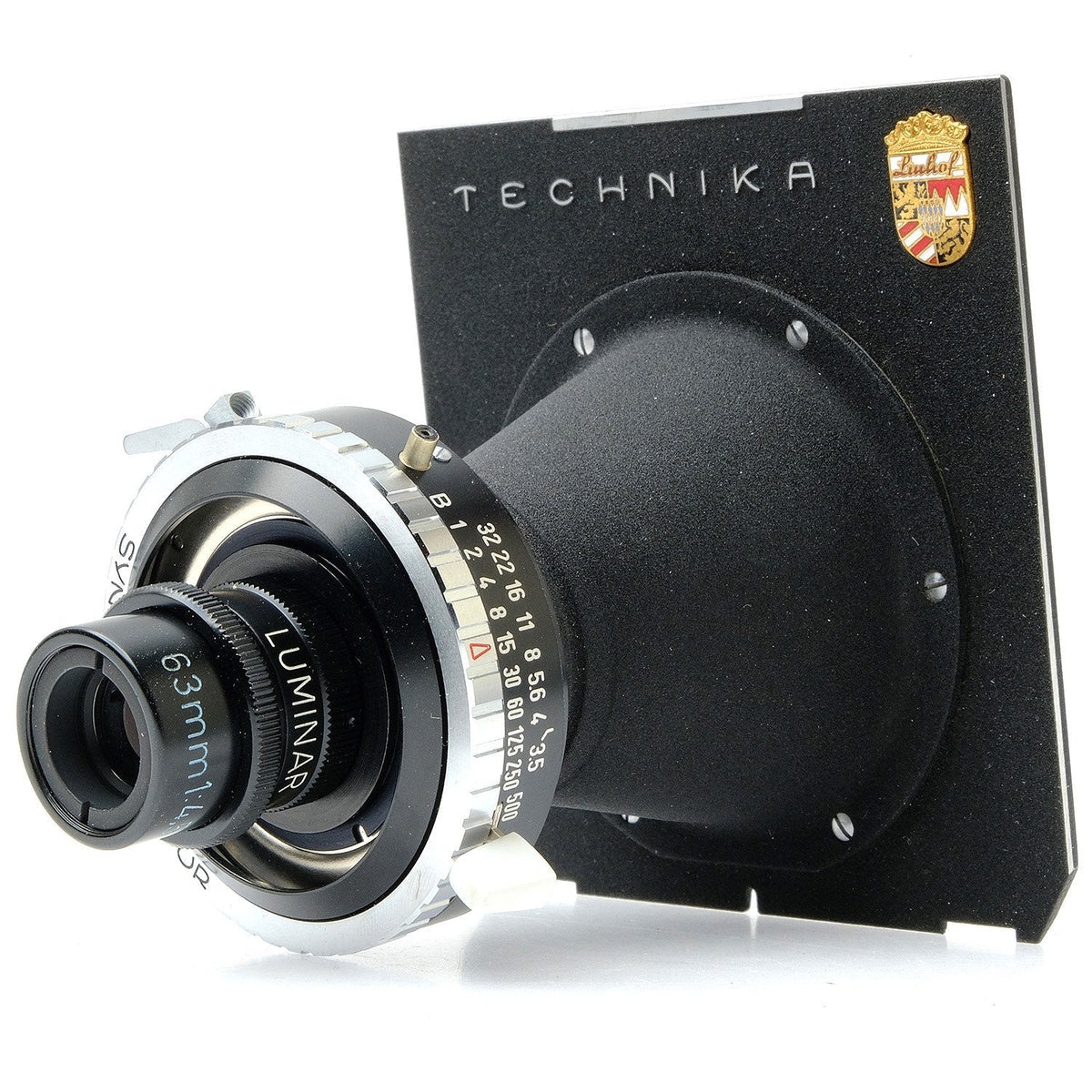 Linhof 63mm f4.5 Luminar, Synchro Compur, Board 4788552 - 1357164