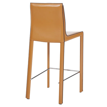 New Pacific Direct Gervin Recycled Leather Counter Stool, (Set of 2) -  448526R-29
